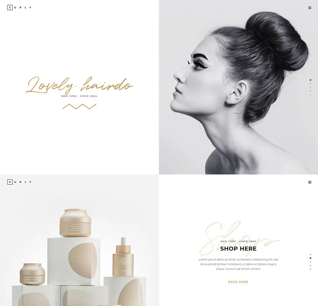 Elegant black and white profile portrait of a woman with skincare products. Elegant black and white profile portrait of a woman with skincare products.